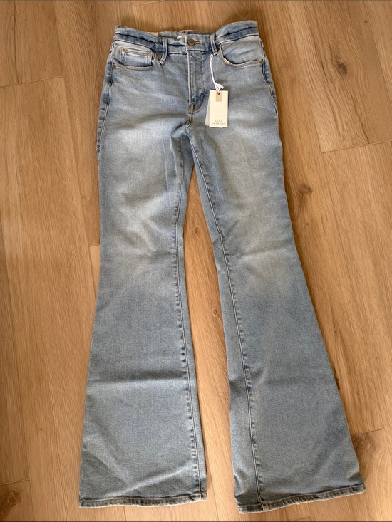 Good American Denim - Good American Light Wash Good Legs Flare Jeans